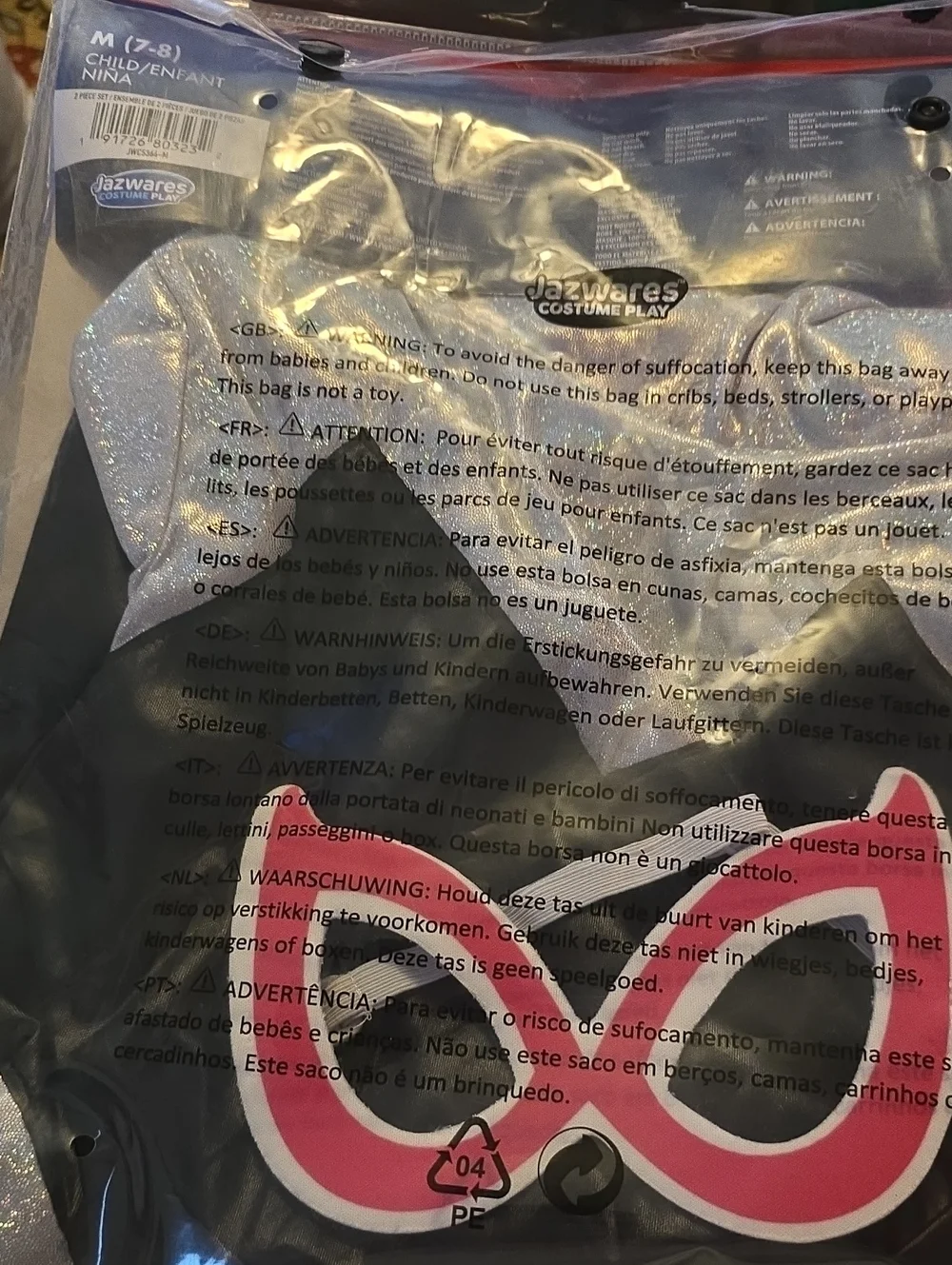 NWT MARVEL Ghost Spider Official Youth Halloween Dress - M 7/8